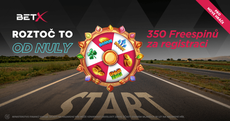 BetX registrační bonus