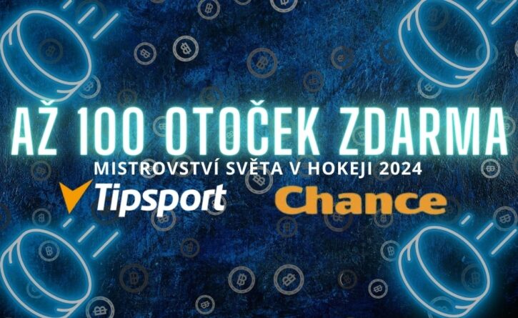 Získej dnes až 100 otoček zdarma od Tipsportu a Chance!