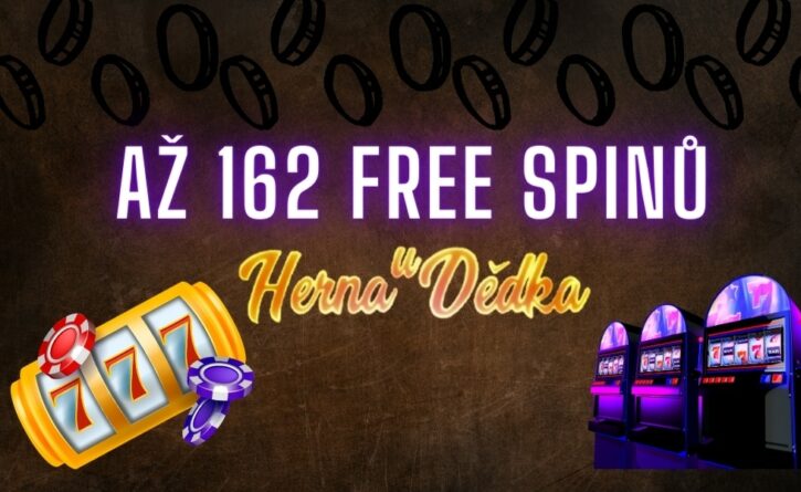 Získej dnes až 162 free spinů v Herně U Dědka!