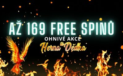 Získej dnes až 169 free spinů v Herně U Dědka!