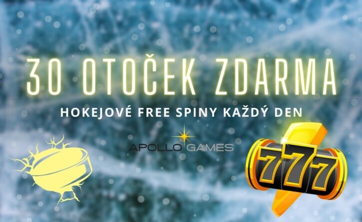 Hokejové free spiny u Apolla