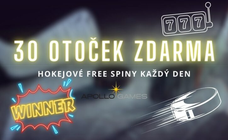 Hokejové free spiny každý den na Apollo Games