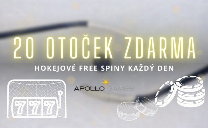 Hokejové free spiny v casinu Apollo Games