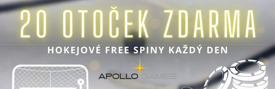 Hokejové free spiny v casinu Apollo Games
