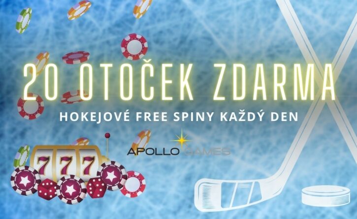 Užij si hokej s free spiny u Apolla