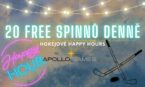 Získej 20 free spinů v Hokejových Happy Hours od Apolla!