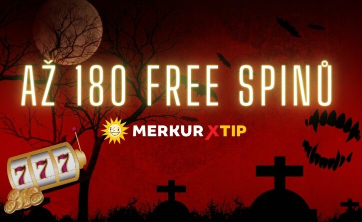 Získej až 180 free spinů od MerkurXtip casina!