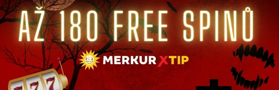 Získej až 180 free spinů od MerkurXtip casina!