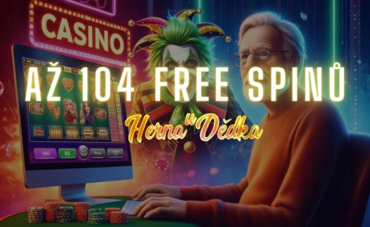 Získej dnes až 104 free spinů v Herně U Dědka!