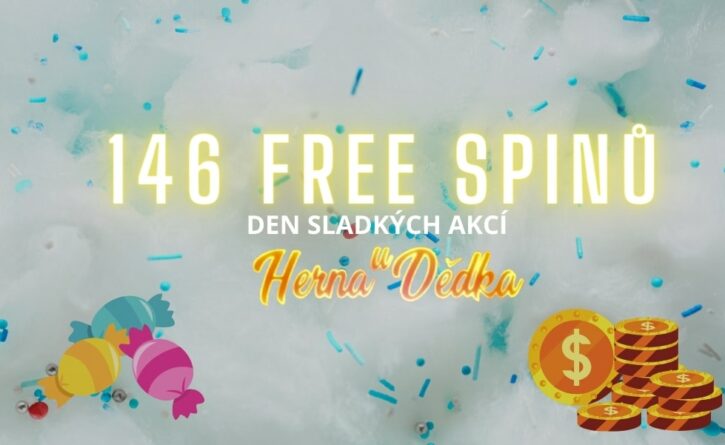 Získej až 146 free spinů v Herně U Dědka!