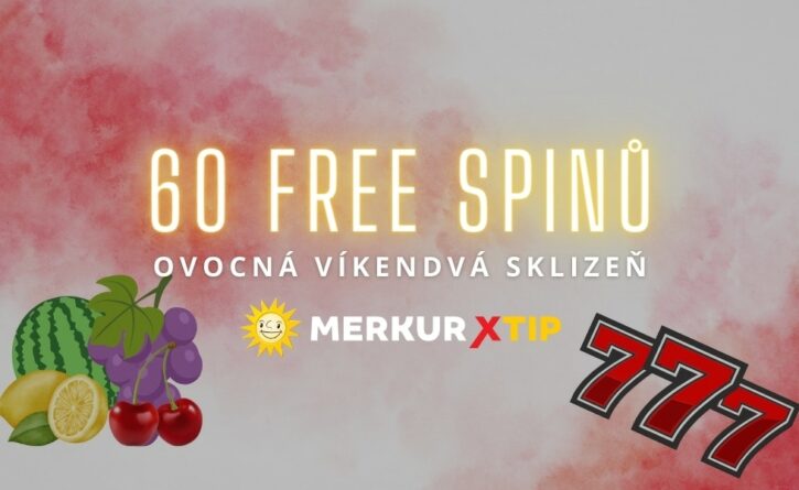 Skliď za víkend 60 free spinů v Merkuru!