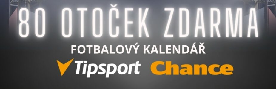 80 otoček zdarma od Tipsportu a Chance