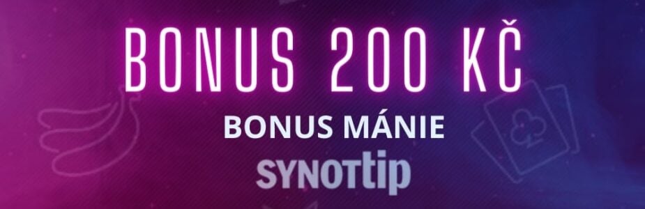 Vstup do Bonusmánie a získej bonus 200 Kč!