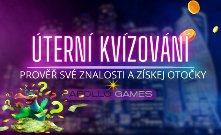 Úterní kvízování s casinem Apollo Games