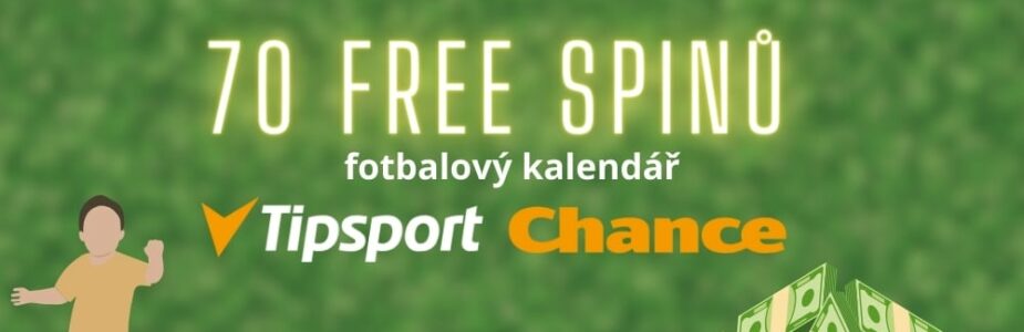 70 free spinů od Tipsport a Chance