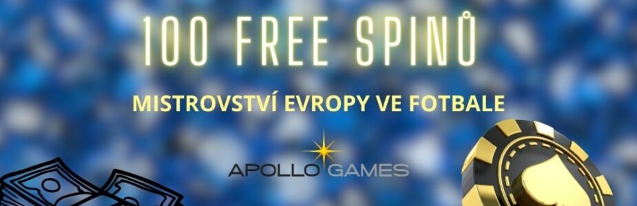 100 free spinů od Apolla