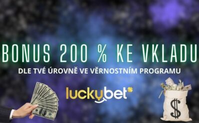 bonus 200 % ke vkladu u LuckyBetu
