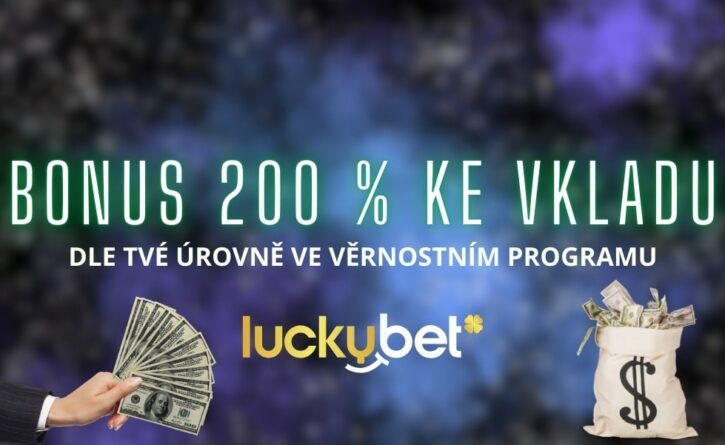 bonus 200 % ke vkladu u LuckyBetu