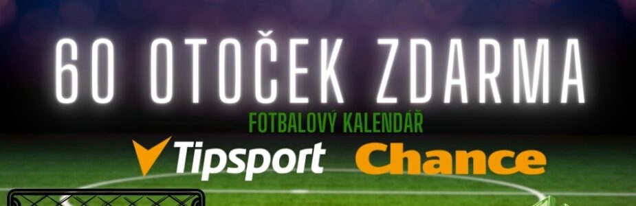 60 otoček zdarma od Tipsportu a Chance