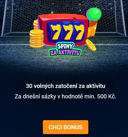 Chci bonus u tipáče a chance