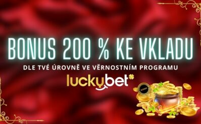 Vyzvedni si bonus 200 % ke vkladu u LuckyBetu