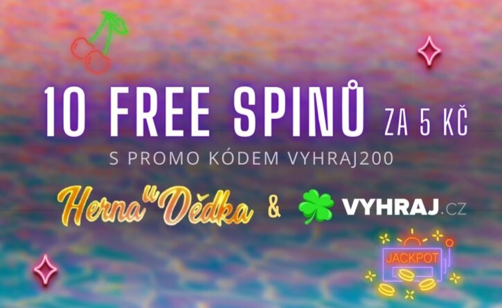 Spolupráce Vyhraj s Hernou U Dědka přináší 10 free spinů