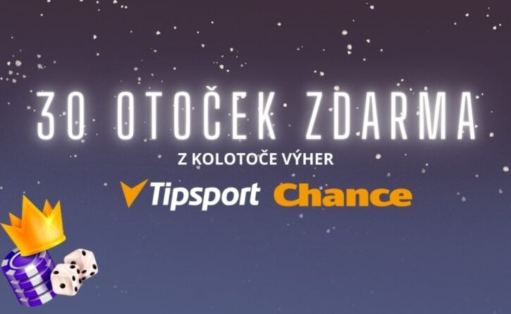 30 otoček zdarma od Tipsportu a Chance