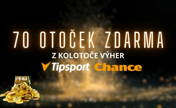 70 free spinů od Tipsportu a Chance