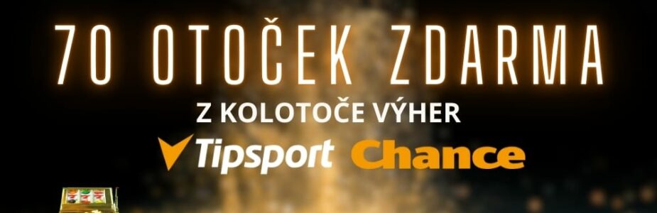 70 free spinů od Tipsportu a Chance