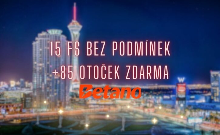 15 FS bez podmínek + 85 otoček zdarma