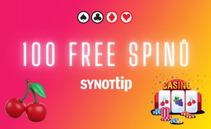 100 free spinů od Synottipu