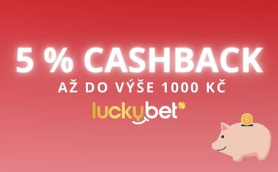 5 % cashback od LuckyBetu