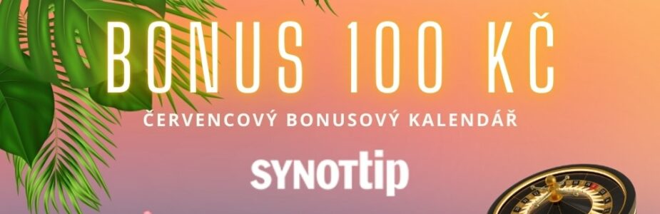 Bonus 100 Kč od Synottipu