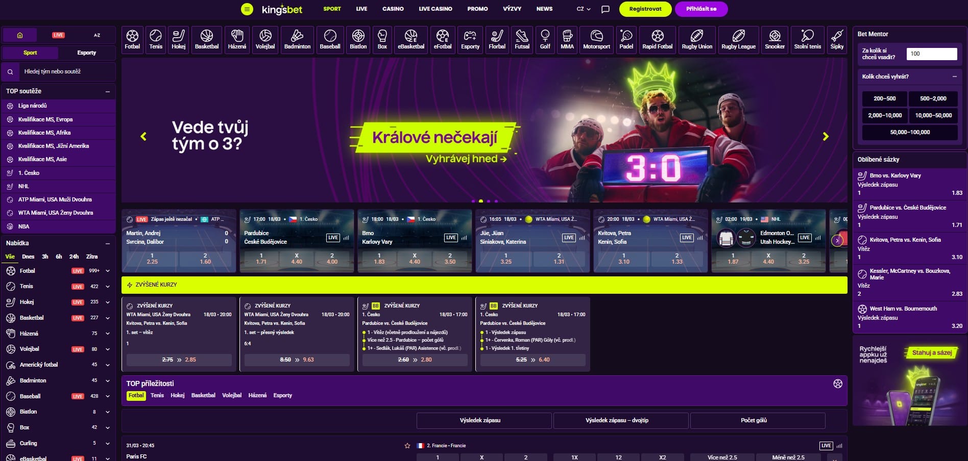 Kingsbet - Sport