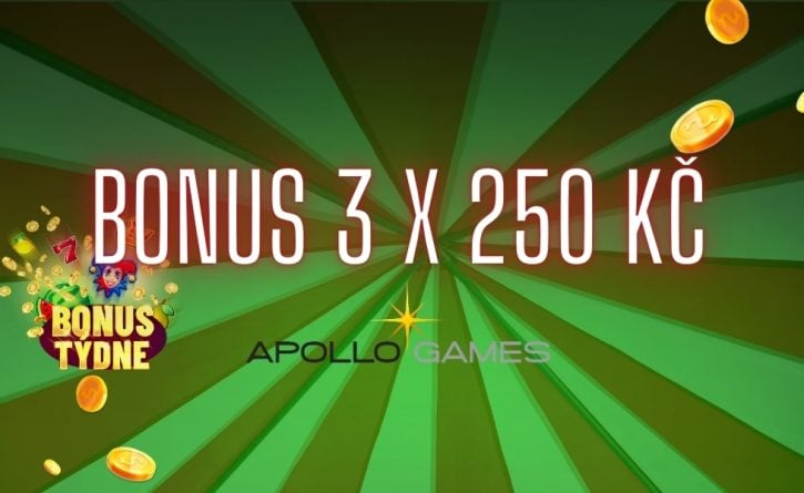 Získej bonus až 750 Kč u Apolla!