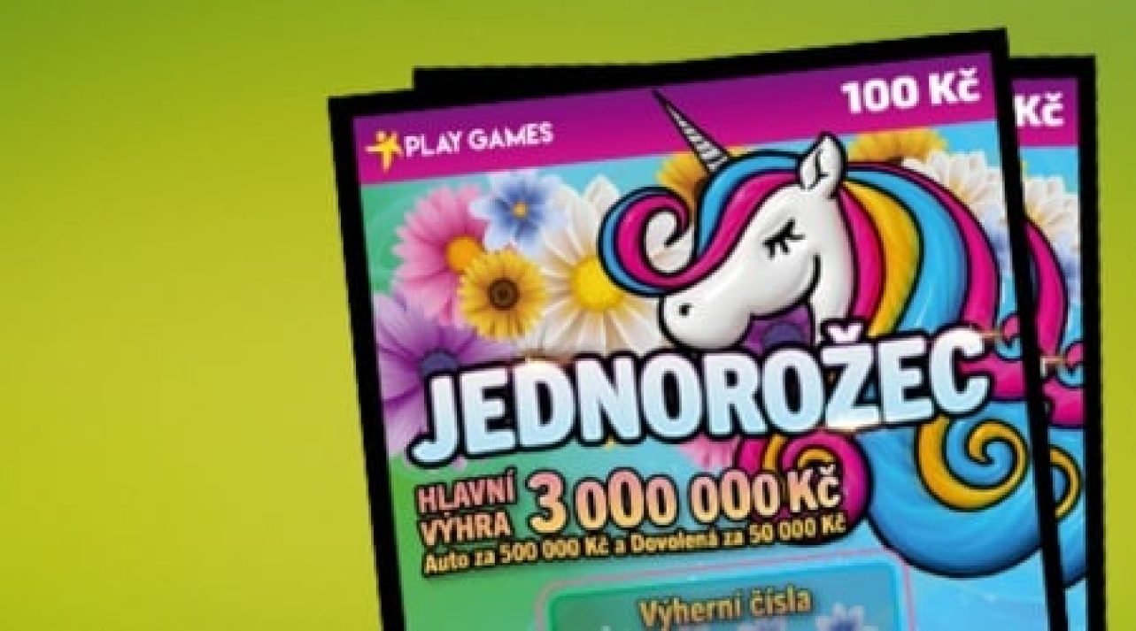 Stírací los Jednorožec od Play Games