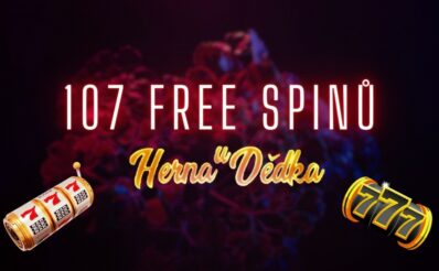 Získej dnes až 107 free spinů v Herně U Dědka!