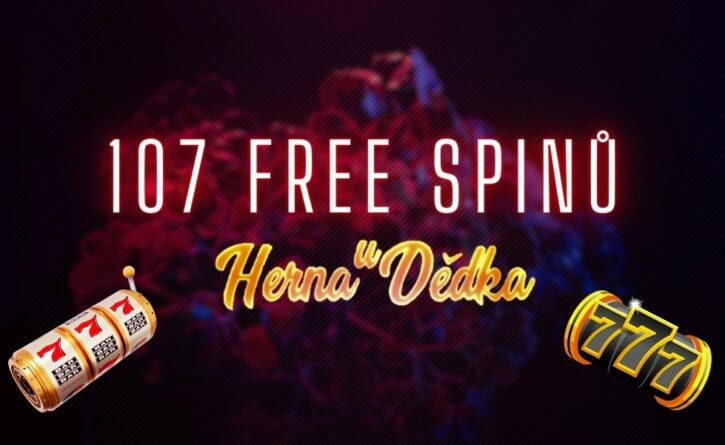 Získej dnes až 107 free spinů v Herně U Dědka!