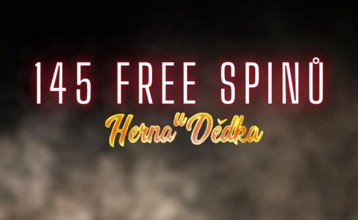 Získej až 145 free spinů z Herny U Dědka!