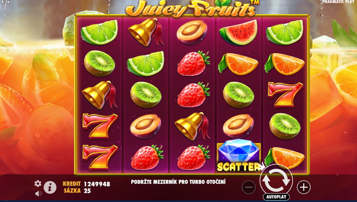 Juicy Fruits od výrobce Pragmatic Play