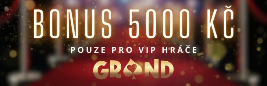 Užij si VIP bonus v casinu Grandwin