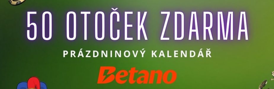 Získej dnes 50 free spinů od Betana!