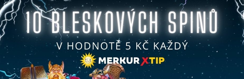 Získej bleskové spiny u Merkur!