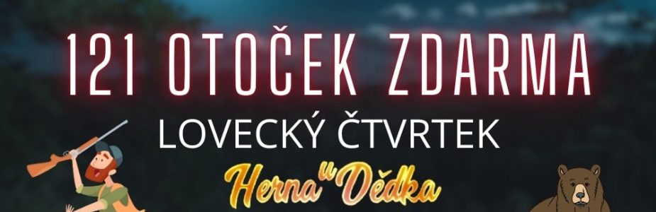 121 free spinů z Herny U Dědka