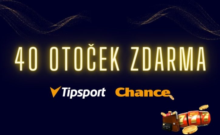 40 free spinů od Tipsportu a Chance