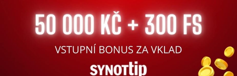 Vstupní bonus za vklad od Synottipu