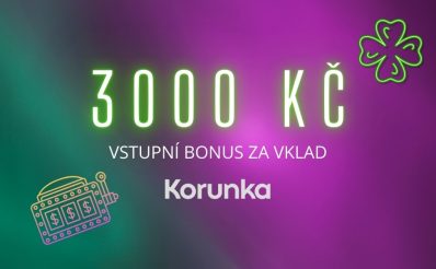 Vstupní bonus za vklad od Korunky