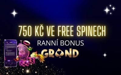 Užij si free spiny k ranní kávě u Grandwinu!