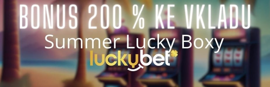 Získej dnes bonus 600 Kč v LuckyBet casinu!