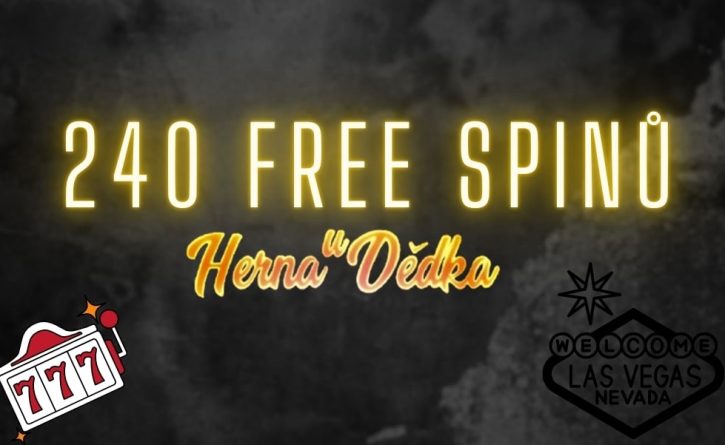 Získej dnes až 240 free spinů z Herny U Dědka!